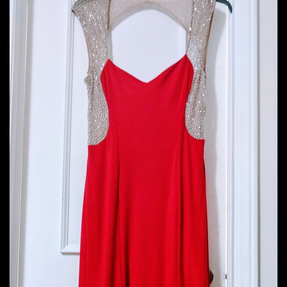 PROM GOWN WITH SWARSOVSKI